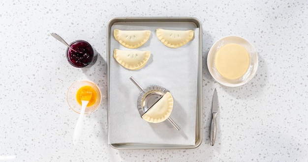 Empanadas met bosbessen