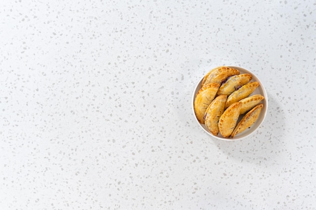Empanadas met bosbessen