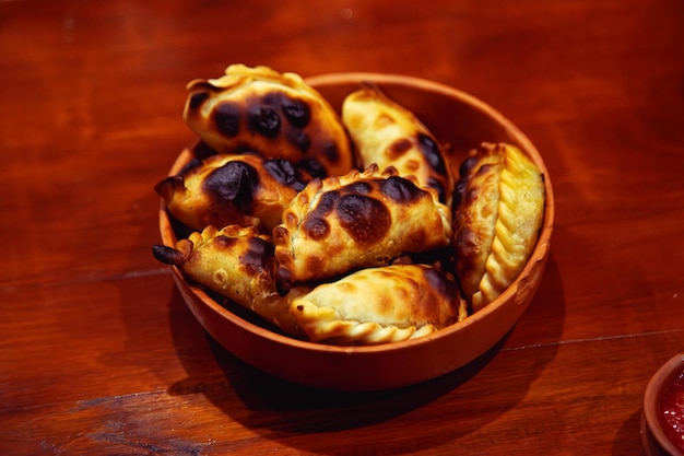 Empanadas op een regionaal gerecht uit Salta Argentinië.