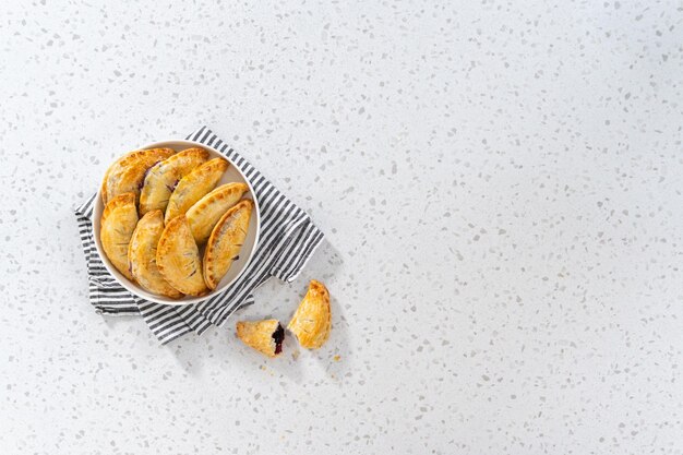 Empanadas with Blueberries