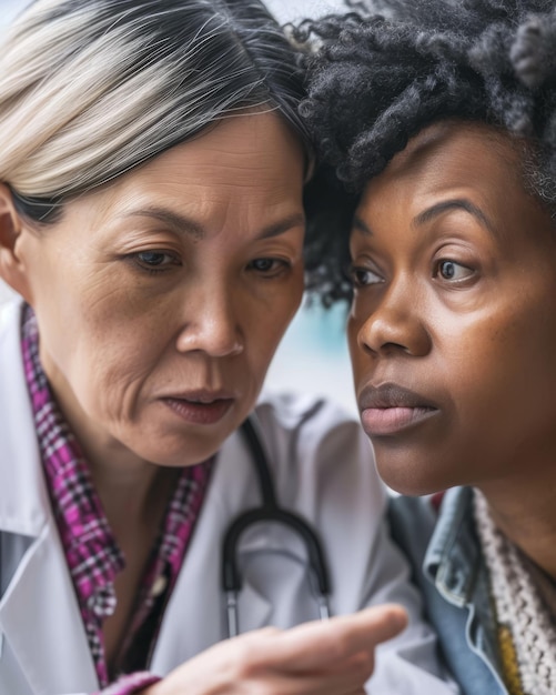 Foto empathie bij de genezing een hoopvolle boodschap van oncologen