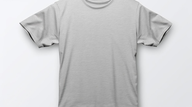 Emplae t shirt template grey