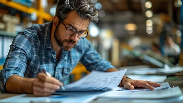 employee managing online document database for efficient digital data workflow access concept document management online database digital workflow employee efficiency data access