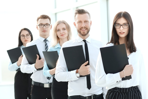 employees standing in line for an interview