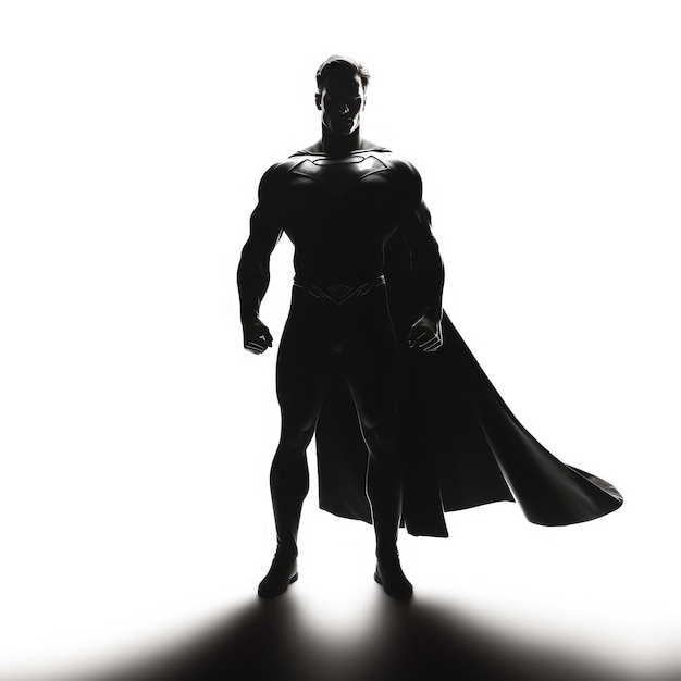 The Empowered Unleashing Superhero Superpowers in 4K Silhouette