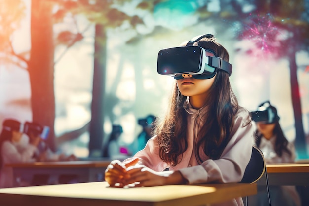 Empowering children vr glasses in the virtual classroom