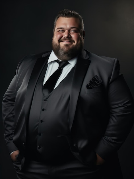 Empowering Leadership Plus Size Man Boss