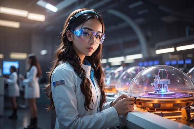 Empowering Tomorrow's Innovators Girls in Futuristic Science