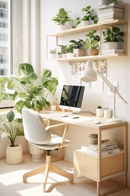 Empowering Workspace Creating a Whimsical Haven for Women