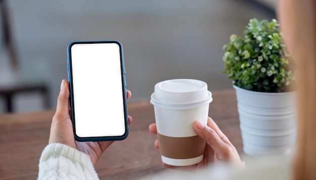 Empowering Your Day Connectivity Coffee and a Clear Screen Embracing Seamless Productivity