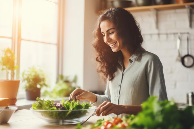 Foto potenziare il tuo sistema immunitario con delizie nutrienti cucinate in casa esplorando la dieta alimentare e l