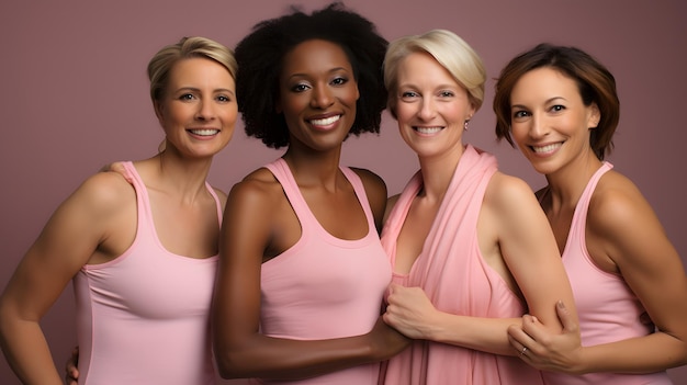 Empowerment in Pink Breast Cancer Awareness-foto's van Pink Heros