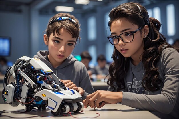 Empowerment van jeugdvernieuwers Futuristische roboticalessen voor iedereen
