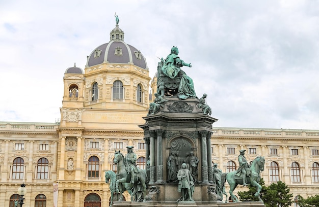 Empress Maria Theresia monument in Vienna Austria