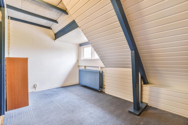 Empty attic room