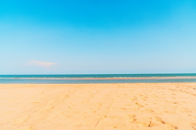 empty beach sea for background