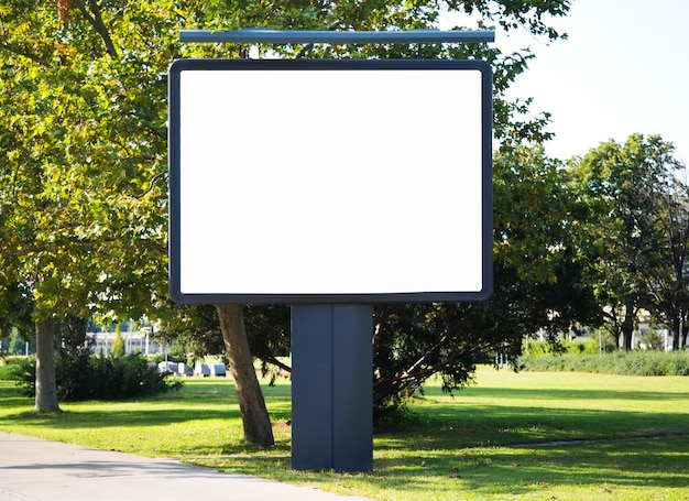 Empty billboard