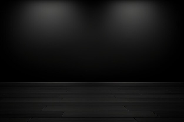 Empty black color studio room background can use for background and product display