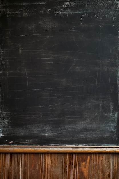 Photo empty blackboard mockup