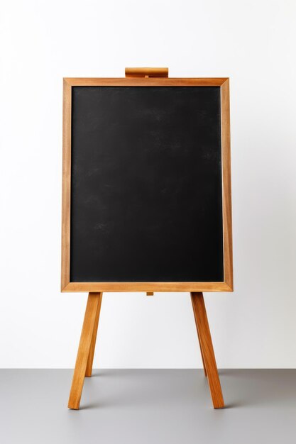 Empty Blackboard on Stand