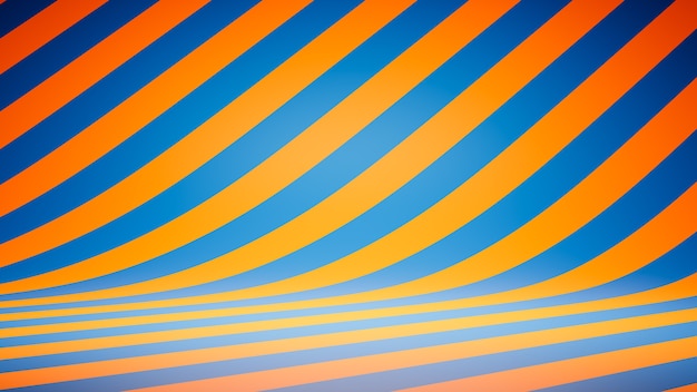 Empty Blank Colorful Striped Pattern Studio