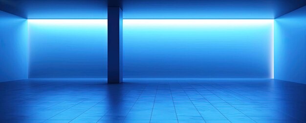 an empty blue background