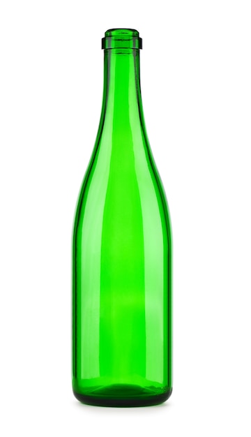 Фото Пустая бутылка шампанского изолирована