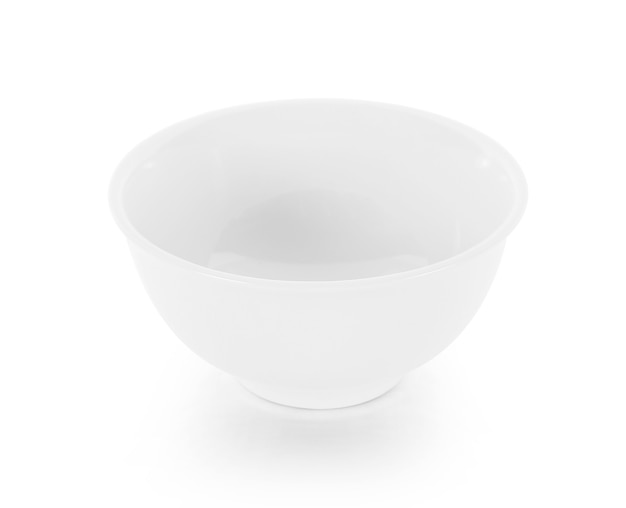 Empty bowl isolated on white background