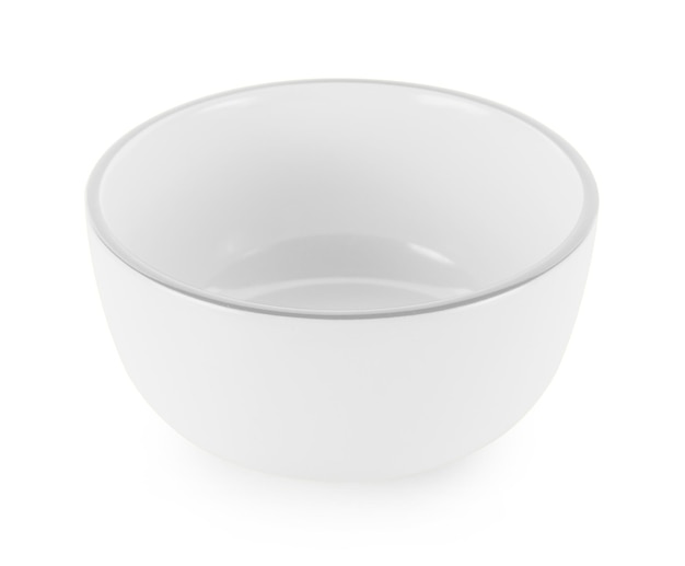 Empty bowl isolated on white background