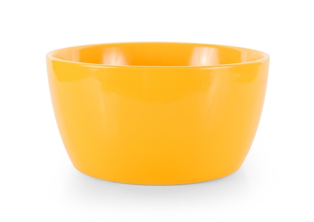 empty bowl isolated on white background