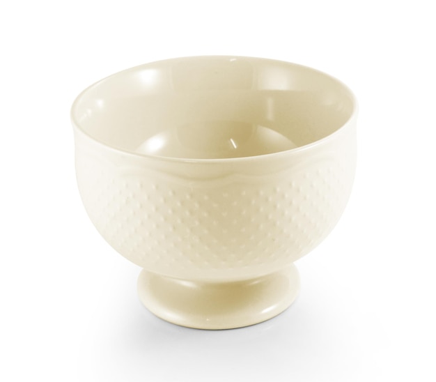 Photo empty bowl isolated on white background