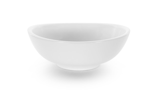 Empty bowl isolated on white