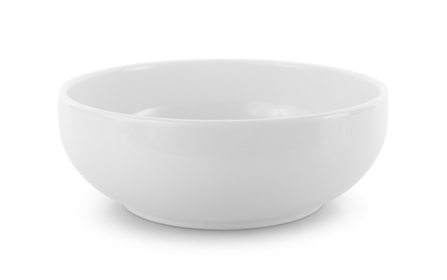 Empty bowl isolated on white