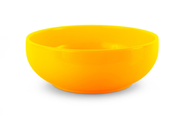 Empty bowl isolated on white