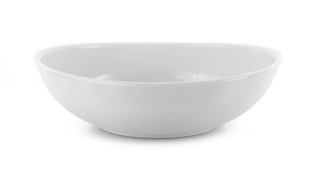 Empty bowl isolated on white