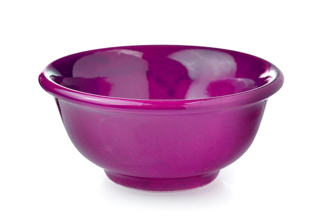 Empty bowl isolated