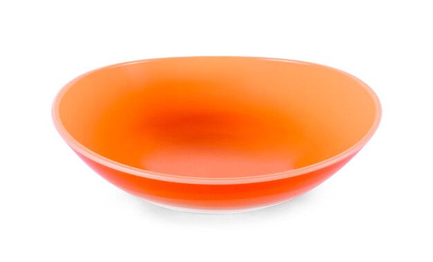 empty bowl on white background