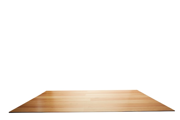 Empty brown wooden table top