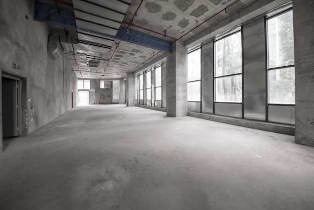 Empty buildings,Interior architecture frame