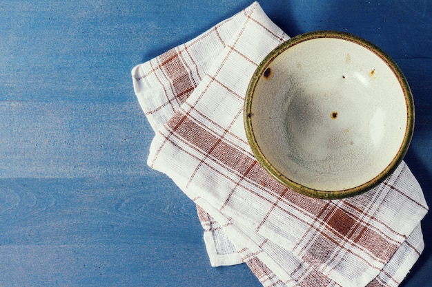 Empty ceramic bowl