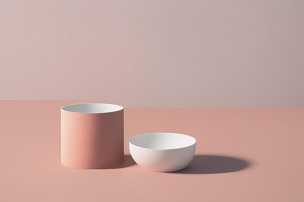 пустые керамические чаши с белыми керамическими чашкамипустые кераміческие чаши со белыми ceramic cupsсовременные пустые