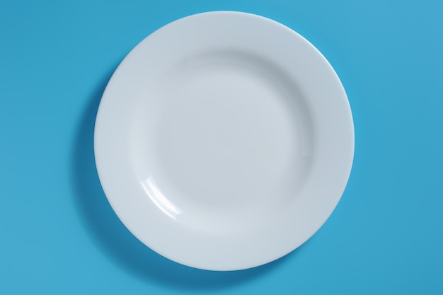 Empty ceramic plate