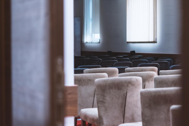 Empty chairs at home