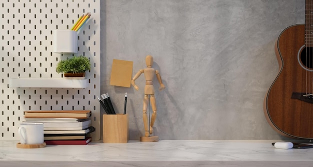 Empty chairs and table against wall at home