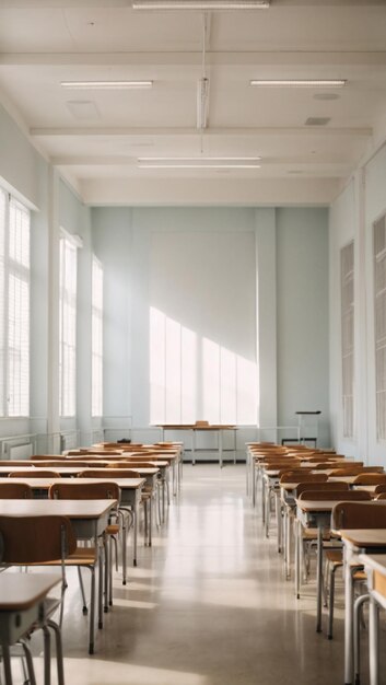 Premium Photo | Empty Class Room