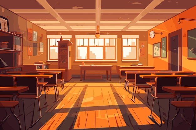 anime japan school class room AI Generated 23035487 Stock Photo at Vecteezy