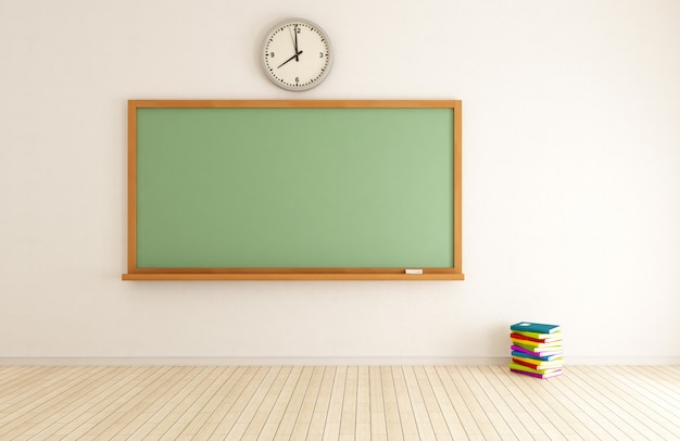 Empty classroom