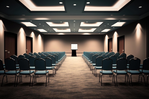 Пустой конференц-зал готов к аудитории