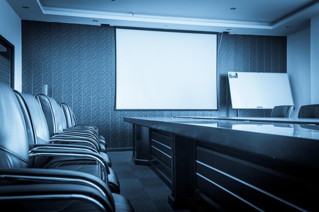 Empty conference room