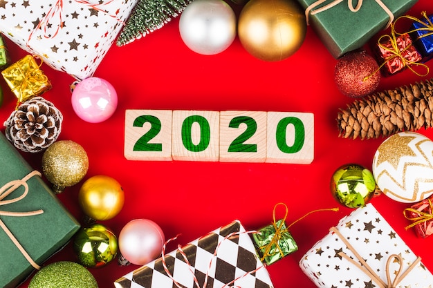비문에 대 한 빈 복사본 공간입니다. 새해 복 많이 받으세요 2020 휴일의 아이디어.